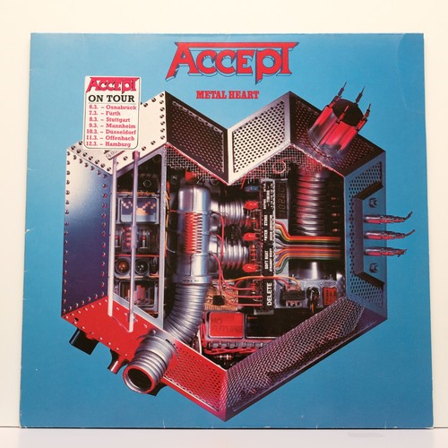 Accept metal heart vinyl - accept,