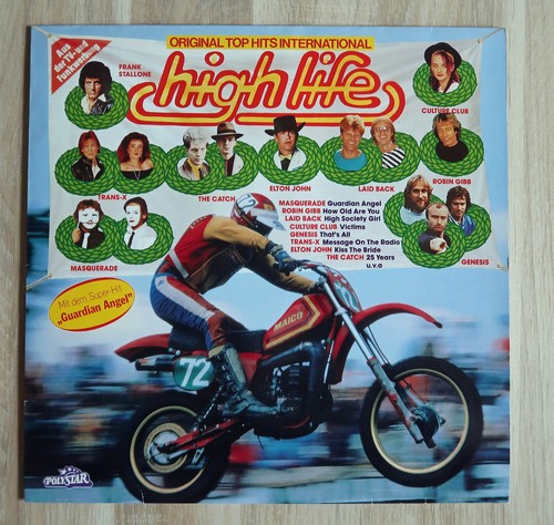 Vinyl langspielplatte high - 12",
