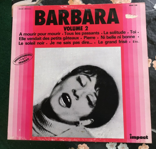 Langspielplatte barbara - langspielplatte,