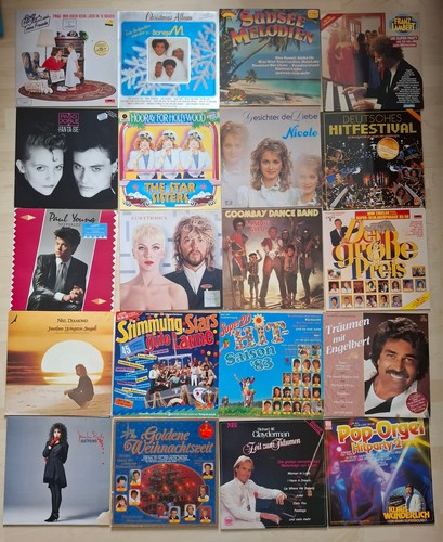 Schallplatten konvolut 20 - schallplatten,