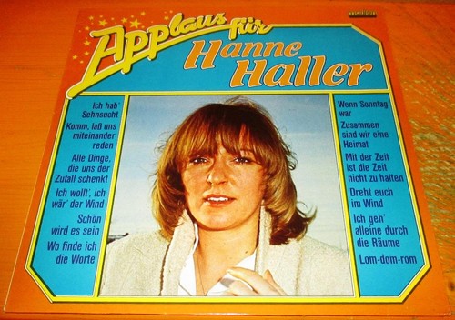 Langspielplatte hanne haller - haller,